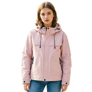 Chaqueta Deportiva para <span class=keywords><strong>Mujer</strong></span>, Impermeable, Ligera, Cortavientos, con Capucha, para Senderismo y <span class=keywords><strong>Montaña</strong></span> - Product Image 1