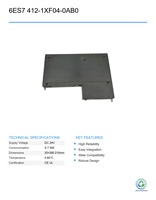 Controlador de Programación PLC Usado 6ES7 412-1XF04-0AB0, Módulo de CPU Básico Estándar, Automatización Industrial
