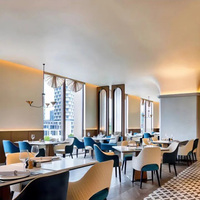 Solution tout-en-un pour restaurants haut de gamme, conception d'intérieur personnalisée, rendu 3D-Max, design d'intérieur avec mobilier