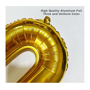 Nuovo Arrivo Palloncino in Foil a Numero Singolo da 18 Pollici di Alta Qualità per Decorazioni di <span class=keywords><strong>Compleanno</strong></span> e Anniversario per Bambini, Gonfiabile all'Elio per Feste - Product Image 3
