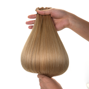 Extensiones de Cabello Humano Remy Ruso <span class=keywords><strong>Virgen</strong></span> de Doble Trama con Queratina Italiana Pre-adherida, Punta Plana Mini y Punta K, Venta al por Mayor 2026 - Product Image 3