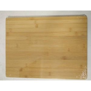 Tabla de cortar de bambú rectangular de 39.8x30x1.8 cm para cocina - Product Image 1
