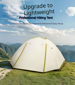 Lightweight 2 Person Camping Tent Waterproof 7001 Aluminum Pole Oxford Double Layer Backpacking Hiking Outdoor Survival Gear