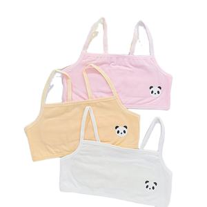 Sujetador sin aros con estampado <span class=keywords><strong>de</strong></span> dibujos animados para niños y niñas, sin relleno, <span class=keywords><strong>de</strong></span> algodón, para el desarrollo del pecho - Product Image 1