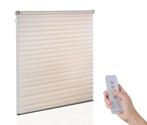 Hot Sales Shangrila Blinds Electric Blackout Smart Motorized Roman Blinds Curtain Bedroom French Window Shades