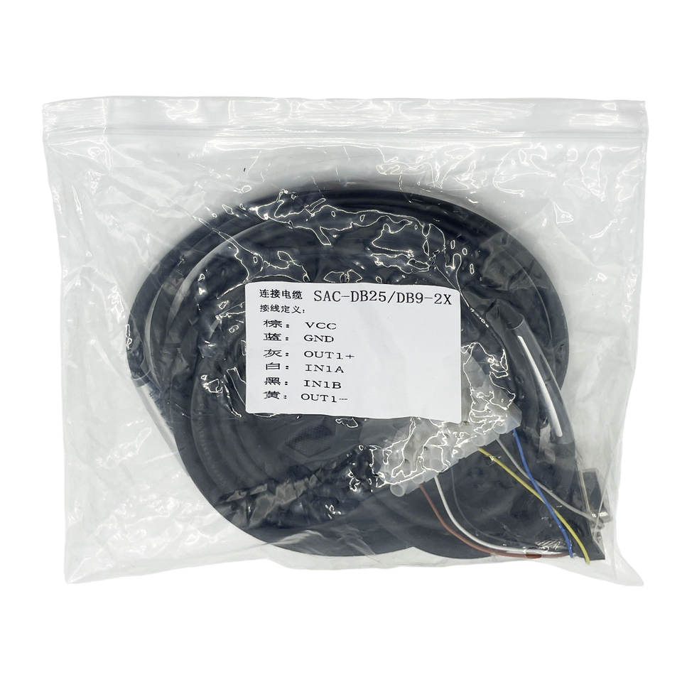 High Quality SAC-DB25 DB9-2X Industrial Pre Assembled Shielded Data Cable Plug and Play 1Year Warranty
