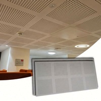 Plaque de plâtre perforée revêtue de vinyle, matériau de construction pour faux plafond acoustique décoratif, plaque de plâtre de 12,5 mm, World Supply