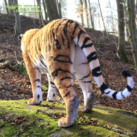 Modèle d'animal tigre animatronique à haute simulation réaliste