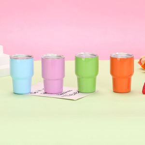 แก้วน้ำสแตนเลสสุญญากาศขนาดเล็ก หลายสี สำหรับเครื่องดื่มในรถยนต์ทุกวัน - Product Image 1