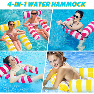 IDEA DE REGALO: Hamaca Inflable de Agua con Logotipo Personalizado, Malla de PVC, Flotador Inflable para Piscina, Flotadores Promocionales para Actividades Acuáticas - Product Image 4