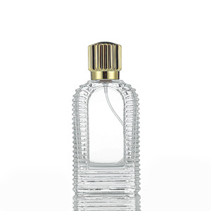 In Stock High-end Glass Perfume <b>Spray</b> <b>Bottle</b> 15/30/60ML Thick Bottom Vertical Strip <b>Empty</b> <b>Bottle</b> Card Buckle Refillable <b>Bottle</b> - Product Image 4