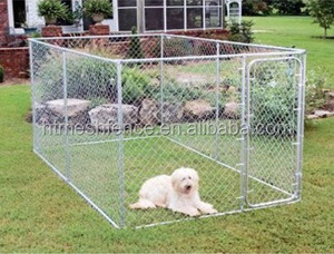 10x10x6 qualità personalizzata a prezzi di fabbrica per esterno a catena cane canile in metallo solido modello chiuso Top per Pet Run Play svendita Lowes - Product Image 3