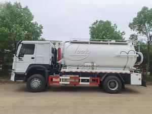 Camion d'aspiration à jet sous vide Sinotruk HOWO 4×2 15CBM de qualité supérieure, prix direct usine bas pour le dragage des boues et des fosses septiques - Product Image 3