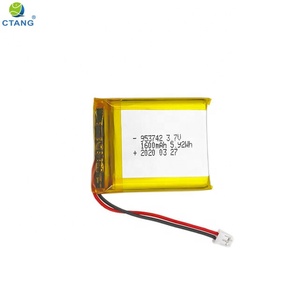 Batterie lithium-ion polymère personnalisée en usine d'origine 953742 1600mAh 3.7V pour instrument d'application de la loi/miroir de maquillage/GPS - Product Image 4