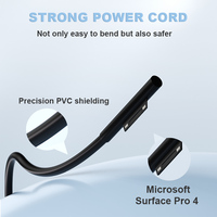 Cargador de Batería de Alta Calidad de 15V 1.6A para Portátiles Microsoft, Cargador de Computadora al por Mayor, Piezas de Repuesto para Portátiles DC