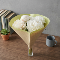 Manchons pour fleurs en papier kraft biodégradable écologique pour décorations de festivals, avec design pliable, fabriqués à Hubei, Chine