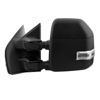 Rétroviseur latéral chauffant avec clignotant, éclairage de courtoisie, détecteur d'angle mort et capteur de température pour Ford F150 2021-2024