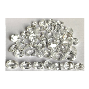 Zircon naturel non traité 100% naturel, taille de bague 2-4 carats, pierre précieuse en vrac, pierre de naissance, zircon blanc naturel pour bagues et astrologie, matériau naturel - Product Image 1