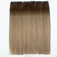 Extensions de cheveux humains bruts 100% alignés sur les cuticules, double trame, qualité supérieure, style russe, pouvant être coupés, vente en gros d'usine