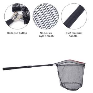 130cm En Alliage D'aluminium Rétractable Filet De Pêche Pour La Pêche À La Mouche Télescopique Pliable Épuisette Pôle Pliant Épuisette - Product Image 2