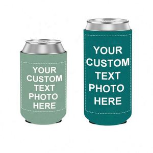 Enfriador de Latas de Neopreno de 12 oz con Impresión Personalizada, Funda para Latas de Cerveza Plegable de Neopreno con Logotipo - Product Image 1