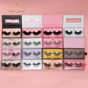 Cils en vison personnalisés Pinky Lemm, étiquette privée, étuis pour cils en vison, cils en vison 3D avec boîtes à cils - Product Image 1