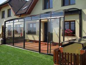 DTOP Serra Solare Mobile Veranda in Vetro per Esterni Autoportante Serre Solari e Verande in Vetro - Product Image 4