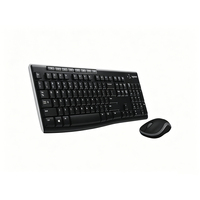 Clavier et souris sans fil Logitech MK270 Combo 2,4 GHz Portée 10 m Original pour bureau, entreprise, PC