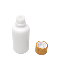 Botol Plastik Putih, Losion Air Esens, 15Ml 30Ml 4Oz 5Oz dengan Tutup Bambu