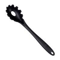 En gros, Cuillère à pâtes en silicone monobloc, résistante à la chaleur, antiadhésive, de qualité alimentaire, compatible lave-vaisselle et four