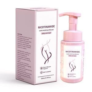 Mousse nettoyante à la niacinamide et à l'acide lactique, mousse nettoyante à base de plantes, désodorise et nettoie en douceur, ne provoque pas d'irritations chez les femmes - Product Image 3