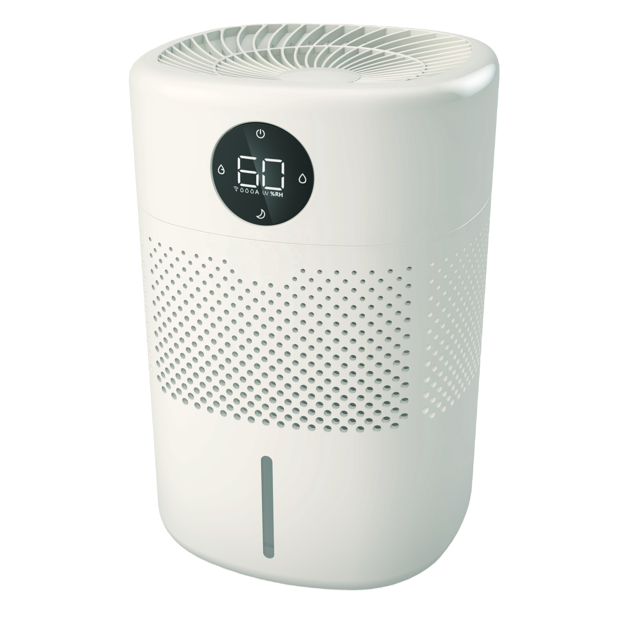 Smart Electric Air Humidifier with Lar Output Low Power Consumption Remote Control LED Display Pure Evaporation Technology