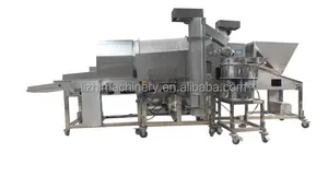 Automatic Processing Predust Chicken Coating Fish Cutlet Battering Flouring Preduster Machine