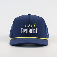 Casquettes de golf Oxford Dobby à 5 panneaux, imperméables, avec trous de ventilation perforés au laser, logo brodé, casquette de baseball