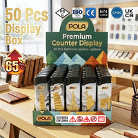 Encendedor de Gas Piezoeléctrico Certificado CE EN13869, Fabricante, Venta al Por Mayor, Logotipo Personalizado Impreso, OEM, Envoltura 3D, Tacto Suave, Ecológico