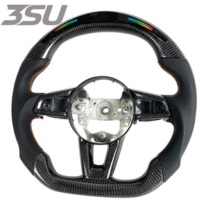 Volante Deportivo de Fibra de Carbono y Cuero para <span class=keywords><strong>Mazda</strong></span> <span class=keywords><strong>MX5</strong></span> 2014-2025, Estilo LED Personalizable para el Interior del Automóvil - Product Image 2