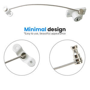 <strong>Door</strong> Cabinet Drawer Prevent Children Falling Cable Window <strong>Restrictor</strong> with 2 Keys - Product Image 2