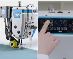 Neue JACK A6F-<span class=keywords><strong>E</strong></span>-Q-PK Single Needle Integrierter hinterer Abzieher Locks titch Industrielle Hochgeschwindigkeits-Computer nähmaschine - Product Image 5