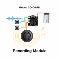 Module d'enregistrement vocal MP3, carte audio enregistrable, module sonore pour carte de vœux, composant électronique personnalisé