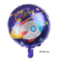 Globos de astronauta del espacio exterior, globos inflables de aluminio con cohete, fiesta temática de galaxia para niños, decoración para fiesta de cumpleaños, globos de helio
