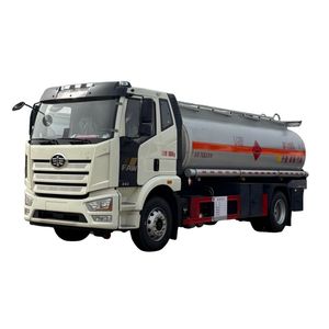 รถบรรทุกน้ำมัน FAW J6L 4x2 ขนาด 15,000 ลิตร รถบรรทุกน้ำมัน 12 คิว สำหรับขนส่งน้ำมันดีเซลและเบนซิน - Product Image 1