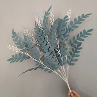 Feuilles d'Locustes Artificielles en Gros à Longue Tige pour Décoration de Mariage et d'Événements