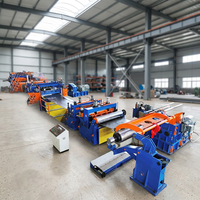 Machine de découpe de métal de haute précision contrôlée par PLC, ligne de découpe robuste, machine de découpe automatique de bobines d'acier