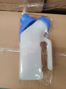 อุปกรณ์ปัสสาวะพลาสติก1000มล. ฝาเกลียวเรืองแสงกันรั่วในที่มืด - Product Image 2