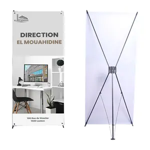 Decorative Advertising Display Economy x Banner Stand