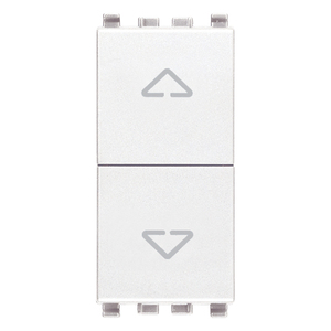 White 2P Wall <b>Switch</b> 10AX Dual Toggle Up Down Control - Product Image 1
