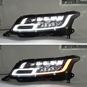 LED 4 Lens L494 Head Lamp Headlight For Range Rover Sport 2014-2017 Upgrade To 2018 2019 2020 2021 2022 Headlamp