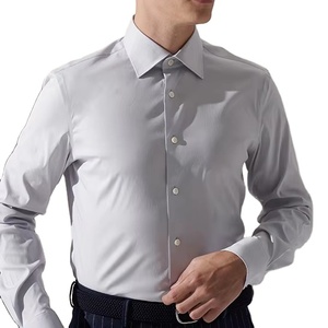 2025 <span class=keywords><strong>Amazon</strong></span> Plain Color sólido <span class=keywords><strong>de</strong></span> alta calidad <span class=keywords><strong>de</strong></span> algodón blanco con botones en el bolsillo frontal <span class=keywords><strong>de</strong></span> manga larga <span class=keywords><strong>de</strong></span> oficina <span class=keywords><strong>para</strong></span> <span class=keywords><strong>hombre</strong></span> <span class=keywords><strong>camisas</strong></span> <span class=keywords><strong>de</strong></span> <span class=keywords><strong>vestir</strong></span> formales - Product Image 6