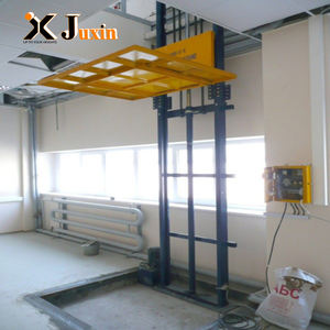 <span class=keywords><strong>Monte</strong></span>-<span class=keywords><strong>charge</strong></span> vertical à rail de guidage, élévateur hydraulique robuste pour le transport de marchandises - Product Image 4