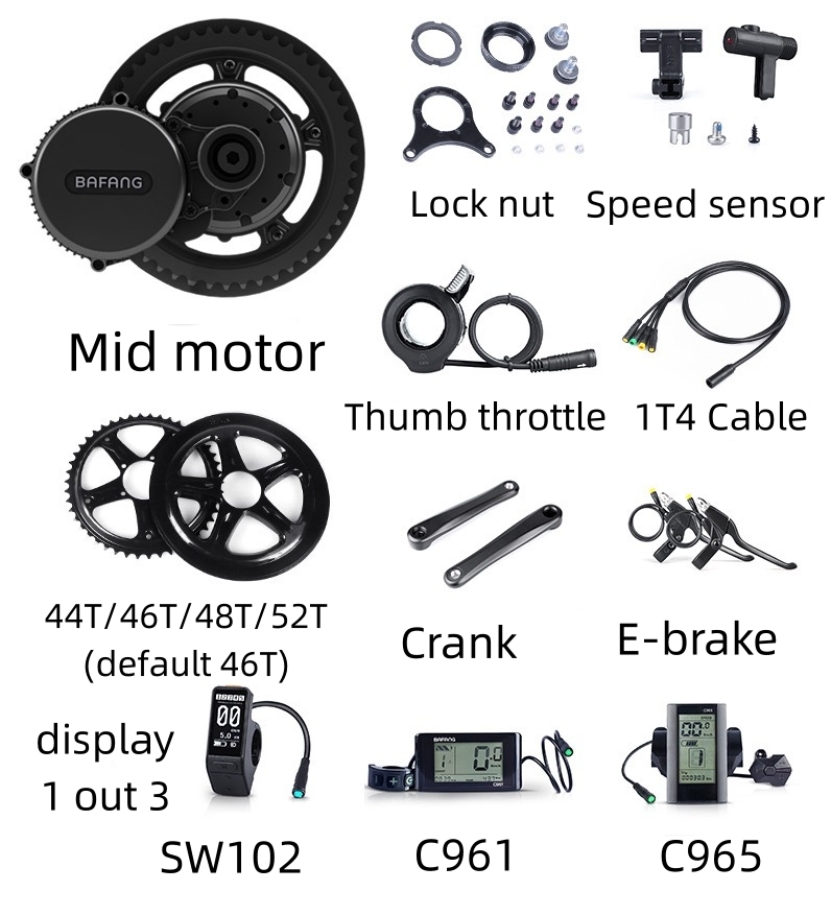 48V750W100mm Kit + 800S pantalla